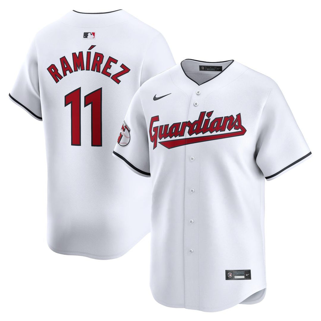 Cleveland Guardians Jose Ramirez Home Limited Jersey - White