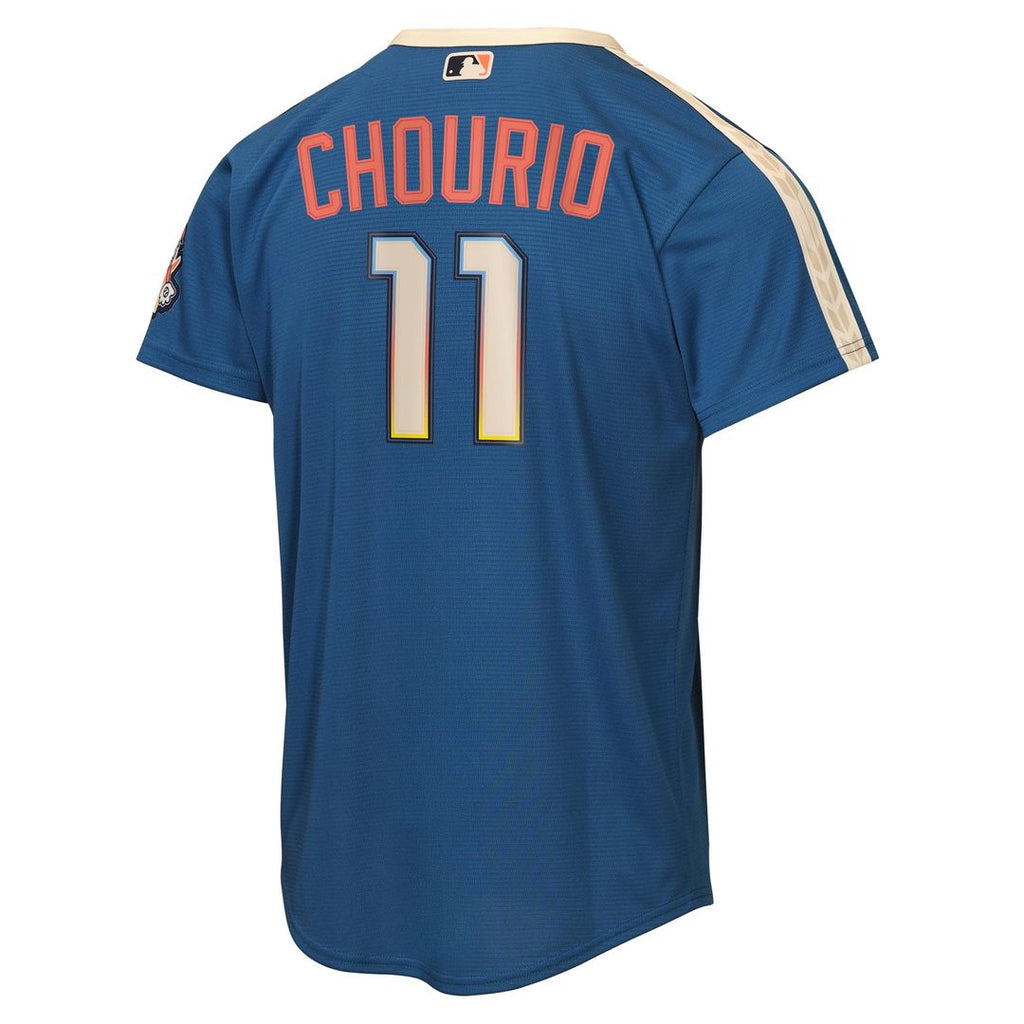 Milwaukee Brewers Jackson Chourio Youth 2026 City Connect Stadium Jersey - Mineral Blue