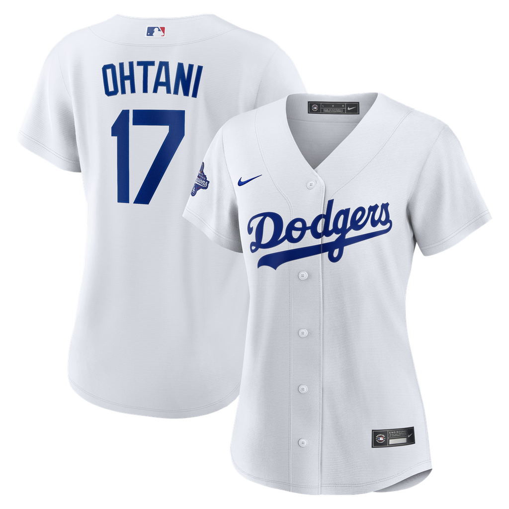 Los Angeles Dodgers Shohei Ohtani Women's 2025 World Series Champions Home Replica Jersey - White