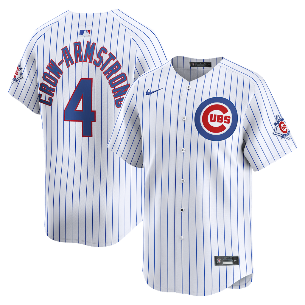 Chicago Cubs Pete Crow - Armstrong 150th Anniversary Limited Jersey - White
