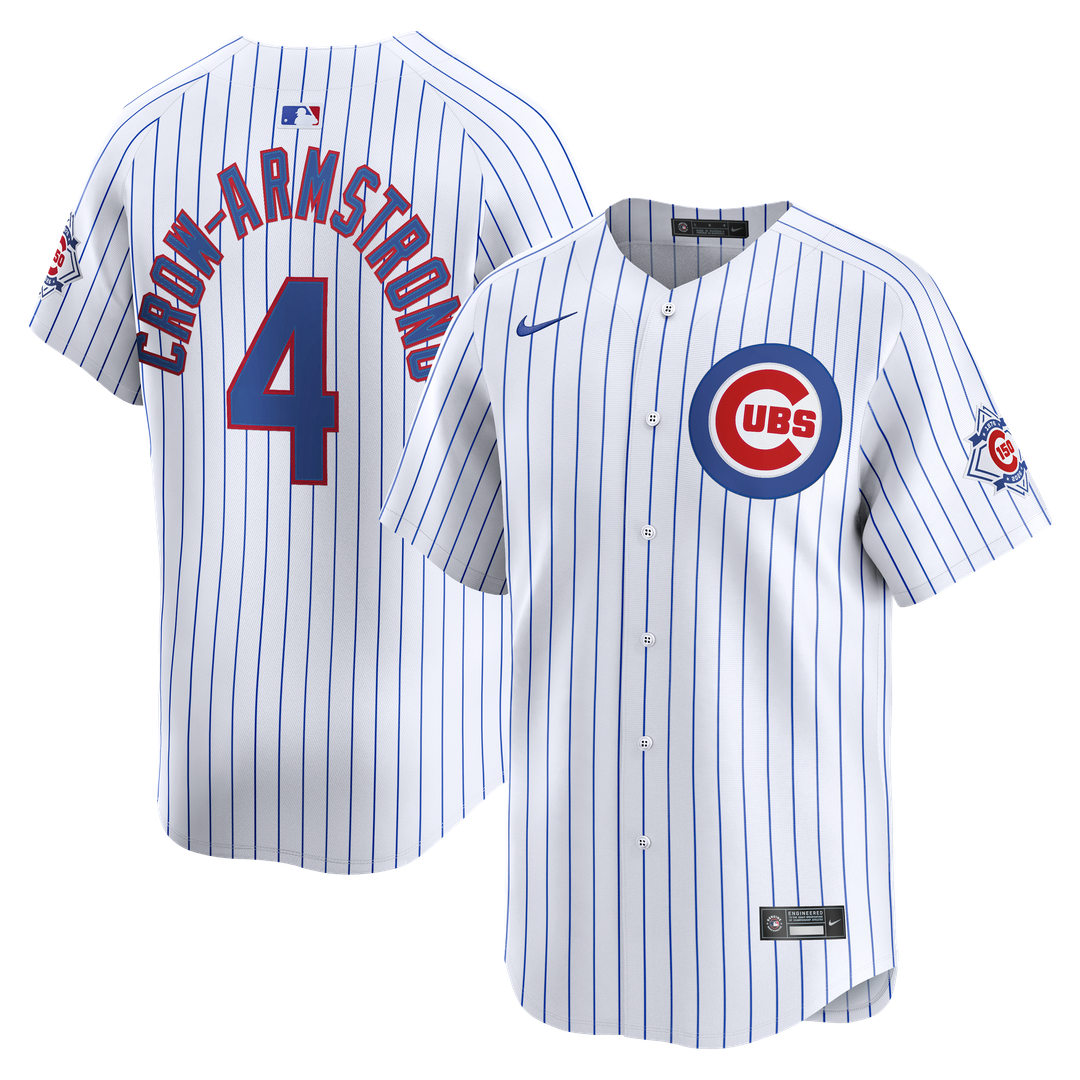 Chicago Cubs Pete Crow - Armstrong 150th Anniversary Limited Jersey - White