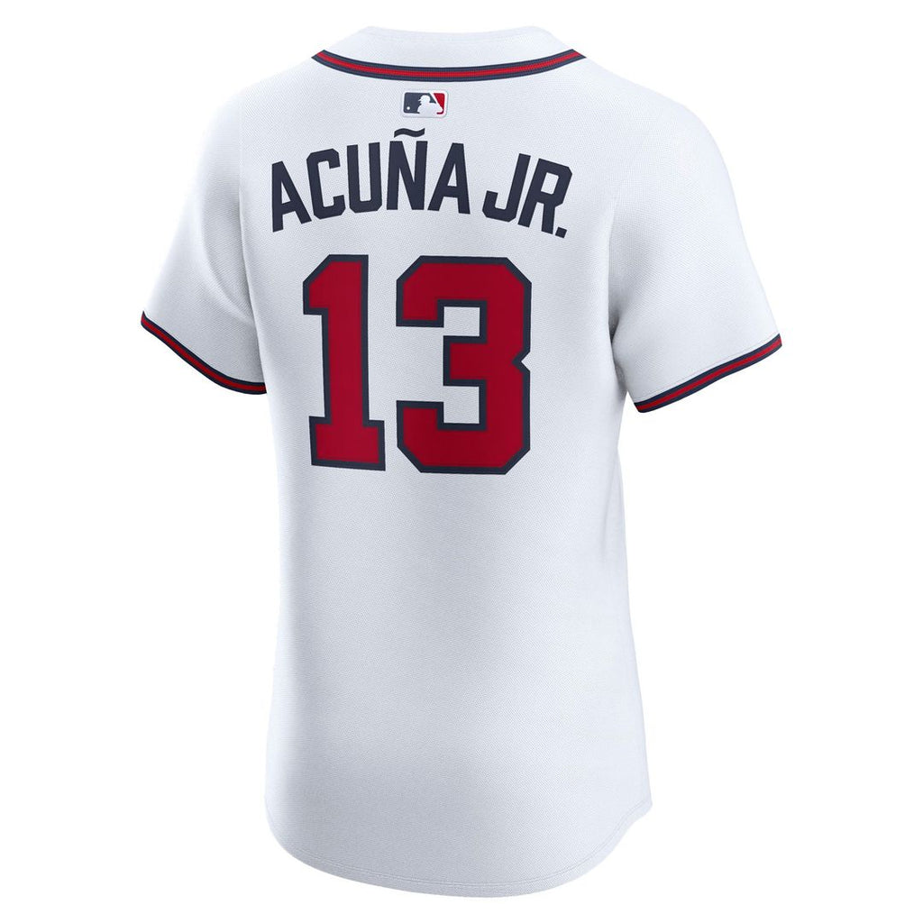 Atlanta Braves Ronald Acuña Jr. Alternate 2 Elite Jersey - Red