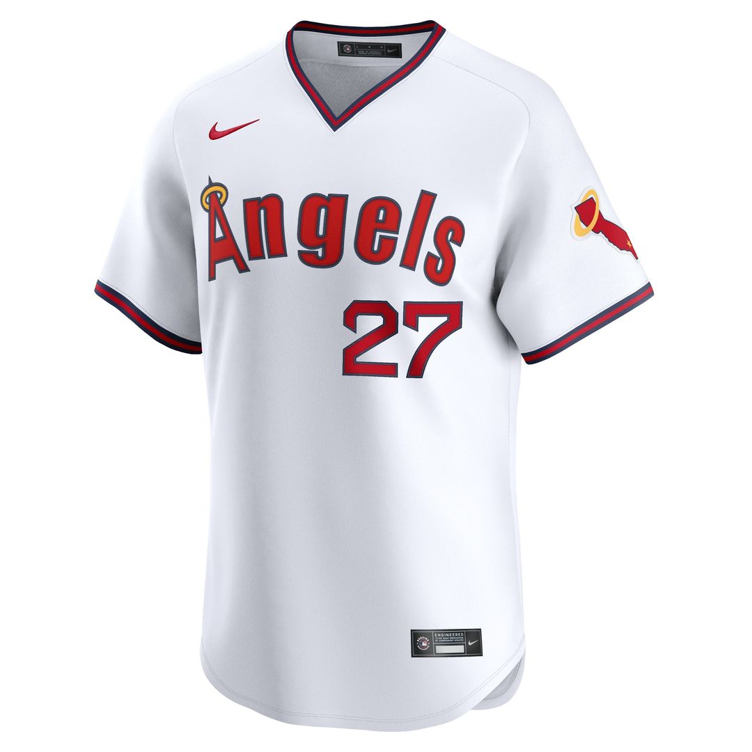 Los Angeles Angels Mike Trout Alternate Limited Jersey - White