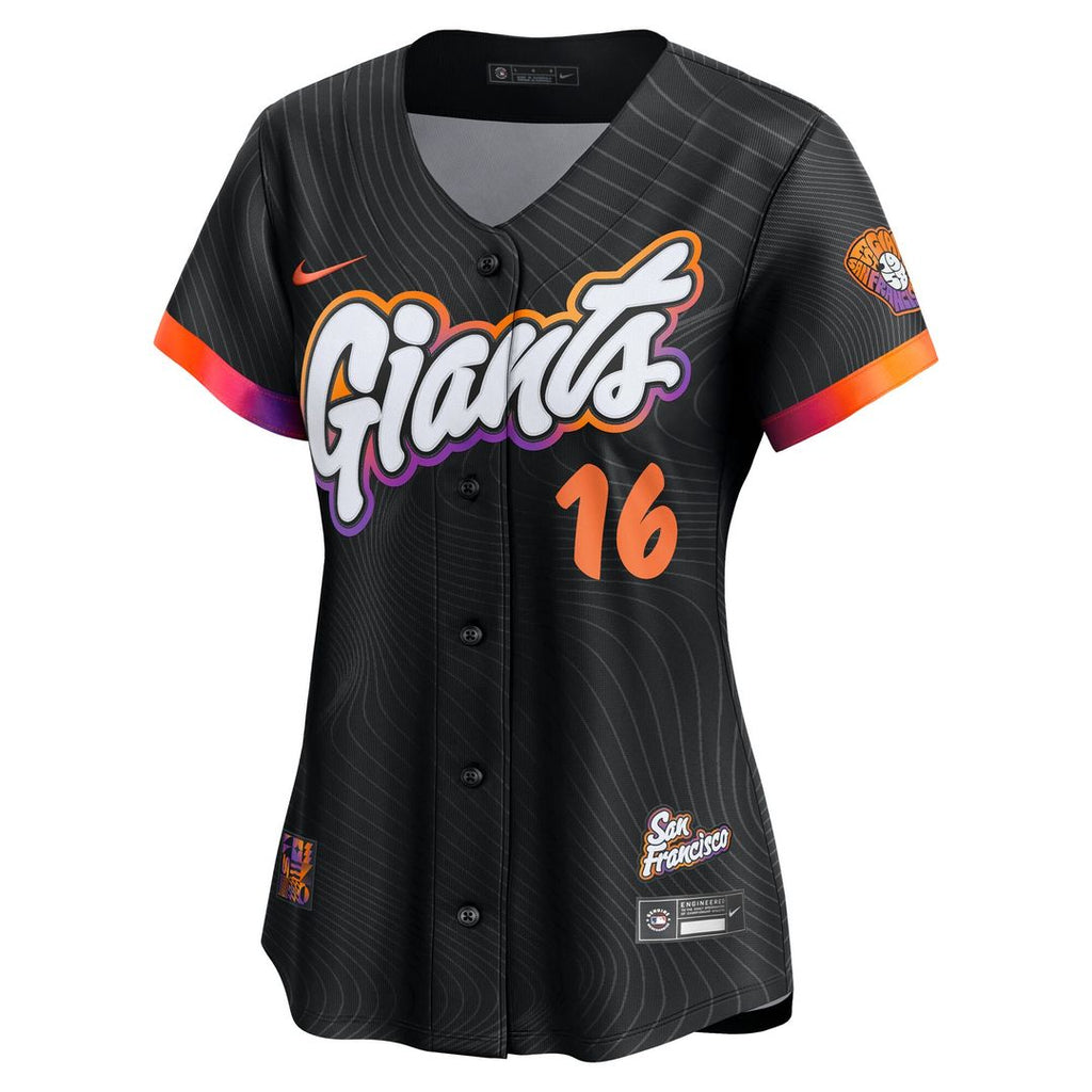 San Francisco Giants Rafael Devers Women's 2025 City Connect Limited Jersey - Black