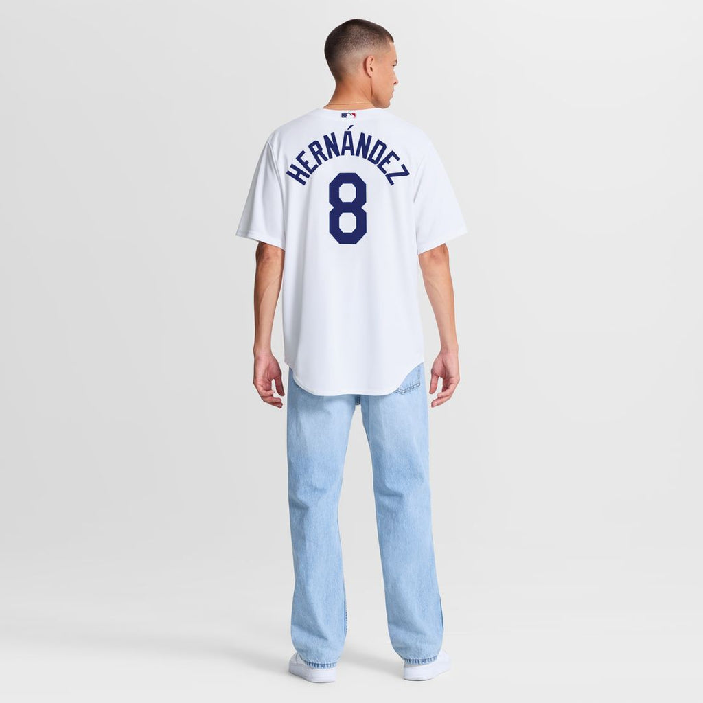 Los Angeles Dodgers Enrique Hernández Home Replica Jersey - White