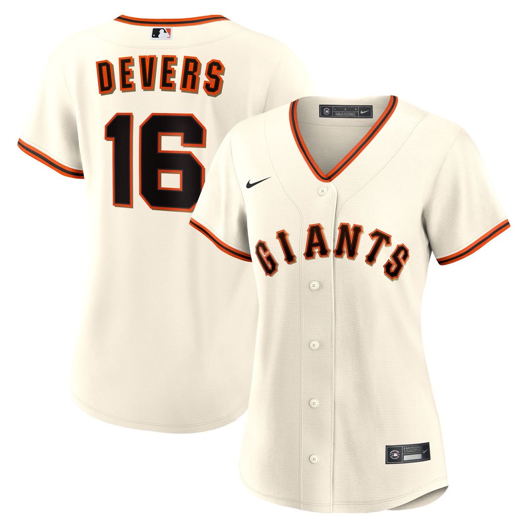 San Francisco Giants Rafael Devers Women's Home Replica Jersey - White