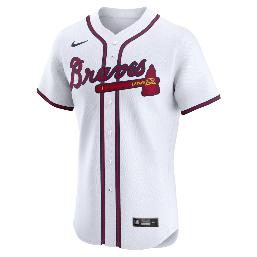 Atlanta Braves Ronald Acuña Jr. Home Elite Jersey - White