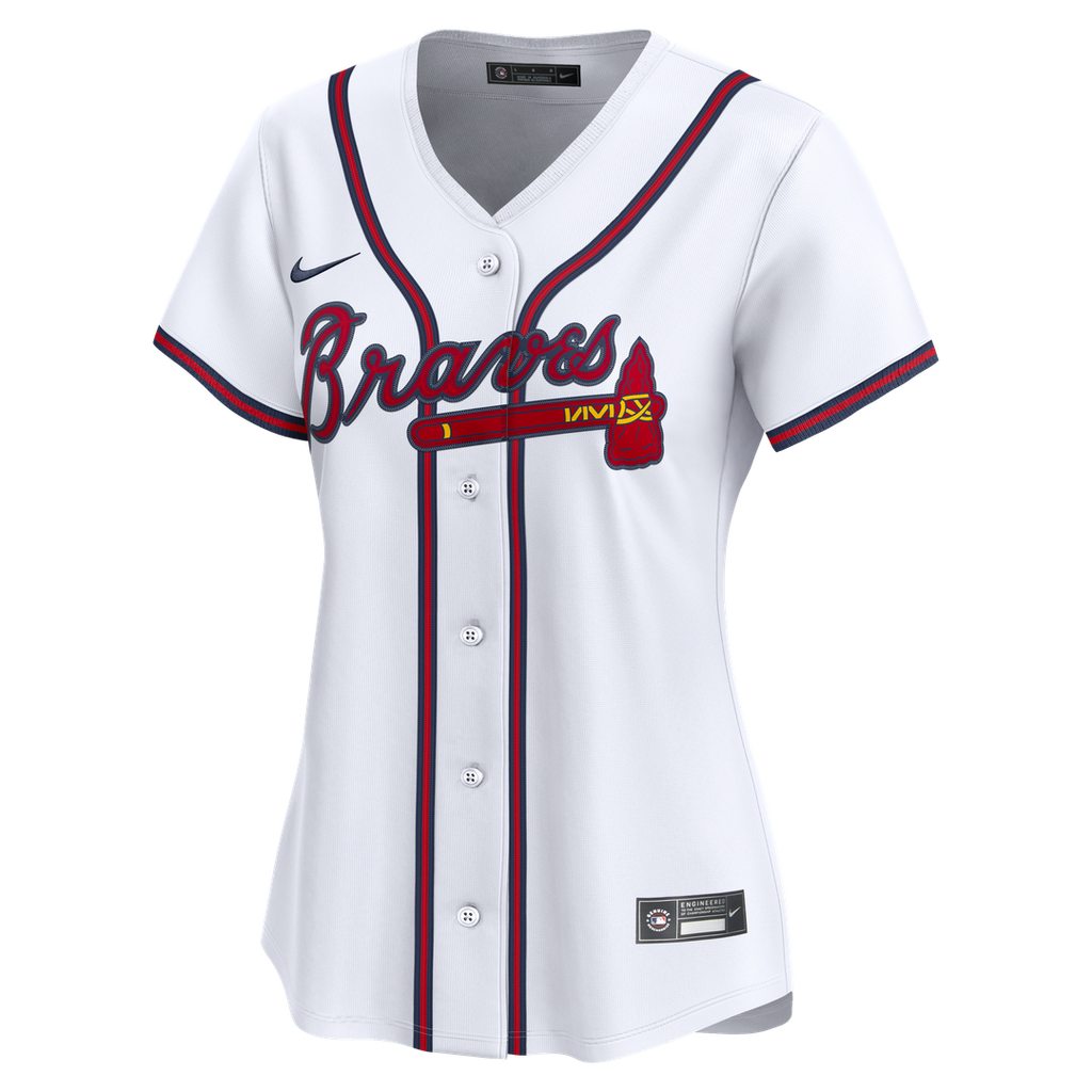 Atlanta Braves Home Women's Limited Jersey - White