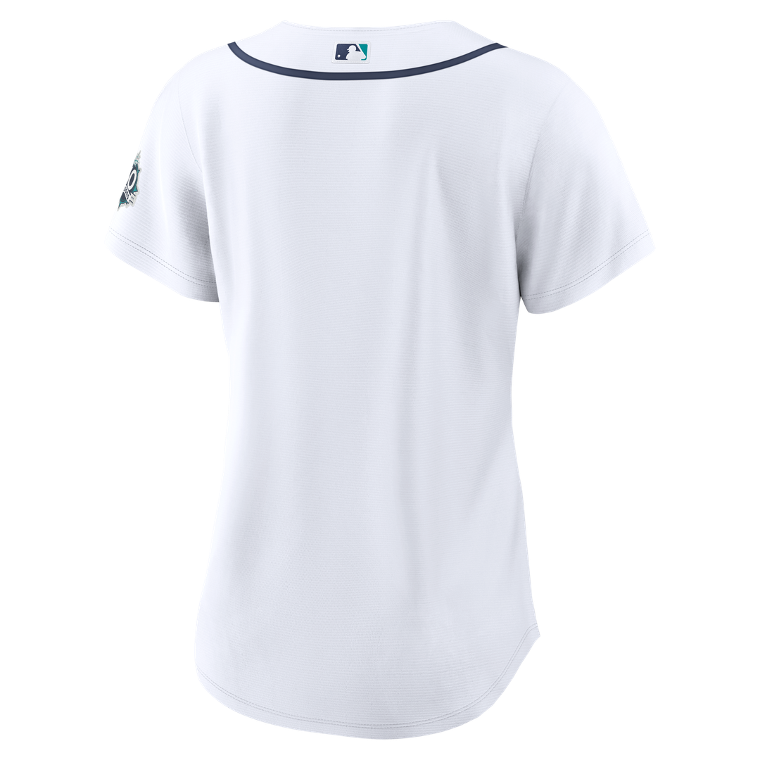 Seattle Mariners Women's Home 50th Season Stadium Jersey - White