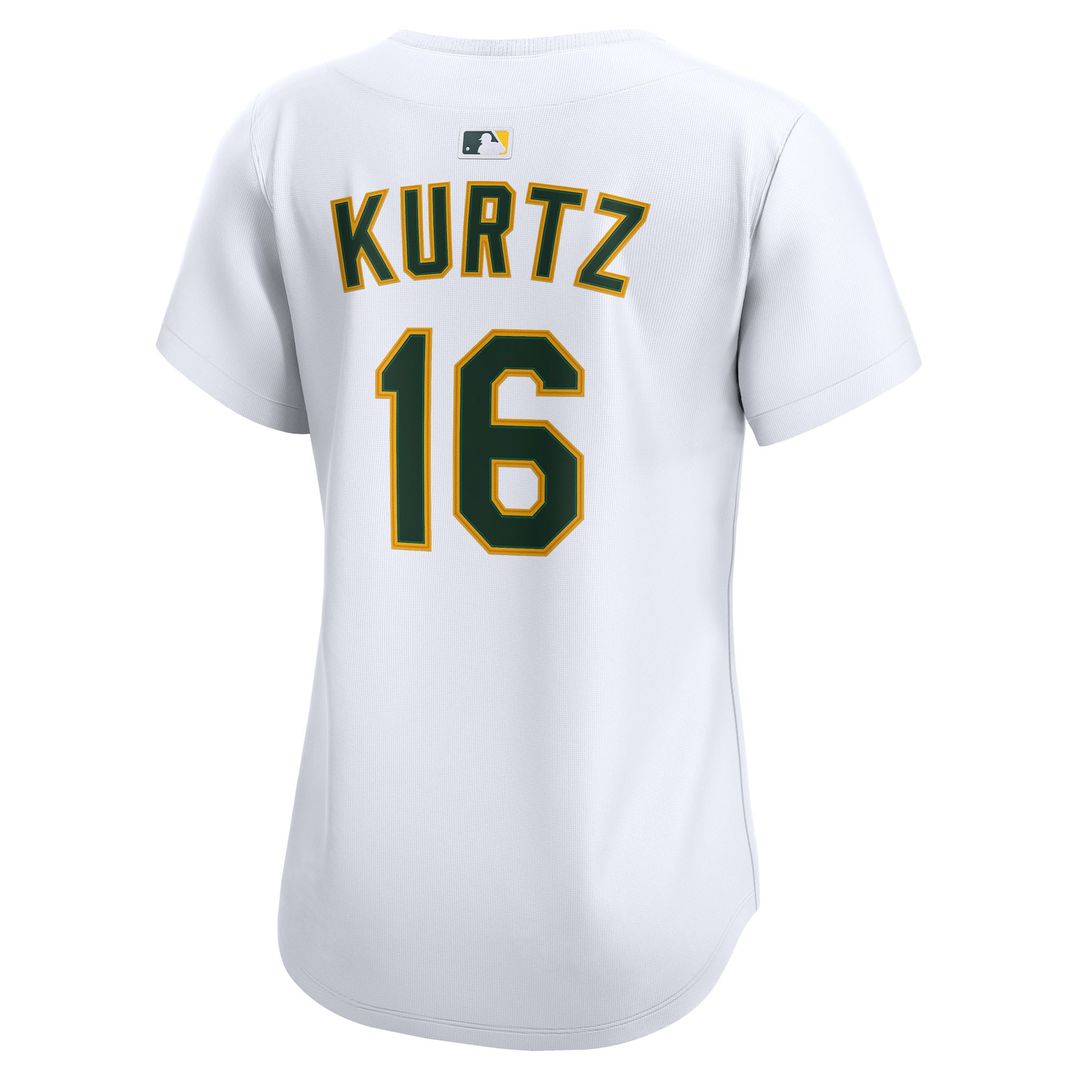 Athletics Nick Kurtz Women's Home Limited Jersey - White