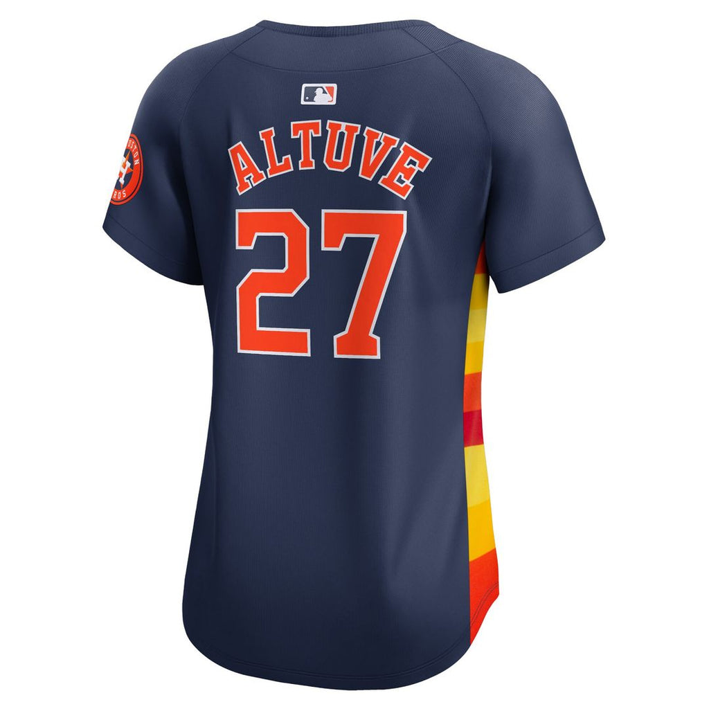 Houston Astros Jose Altuve Women's Alternate Limited Jersey - Navy