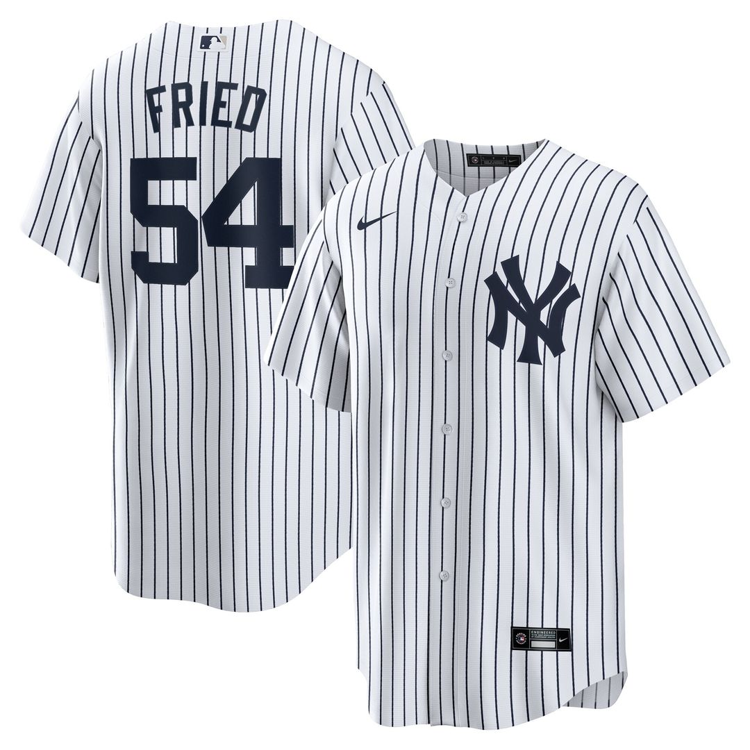 New York Yankees Max Fried Home Replica Jersey - White