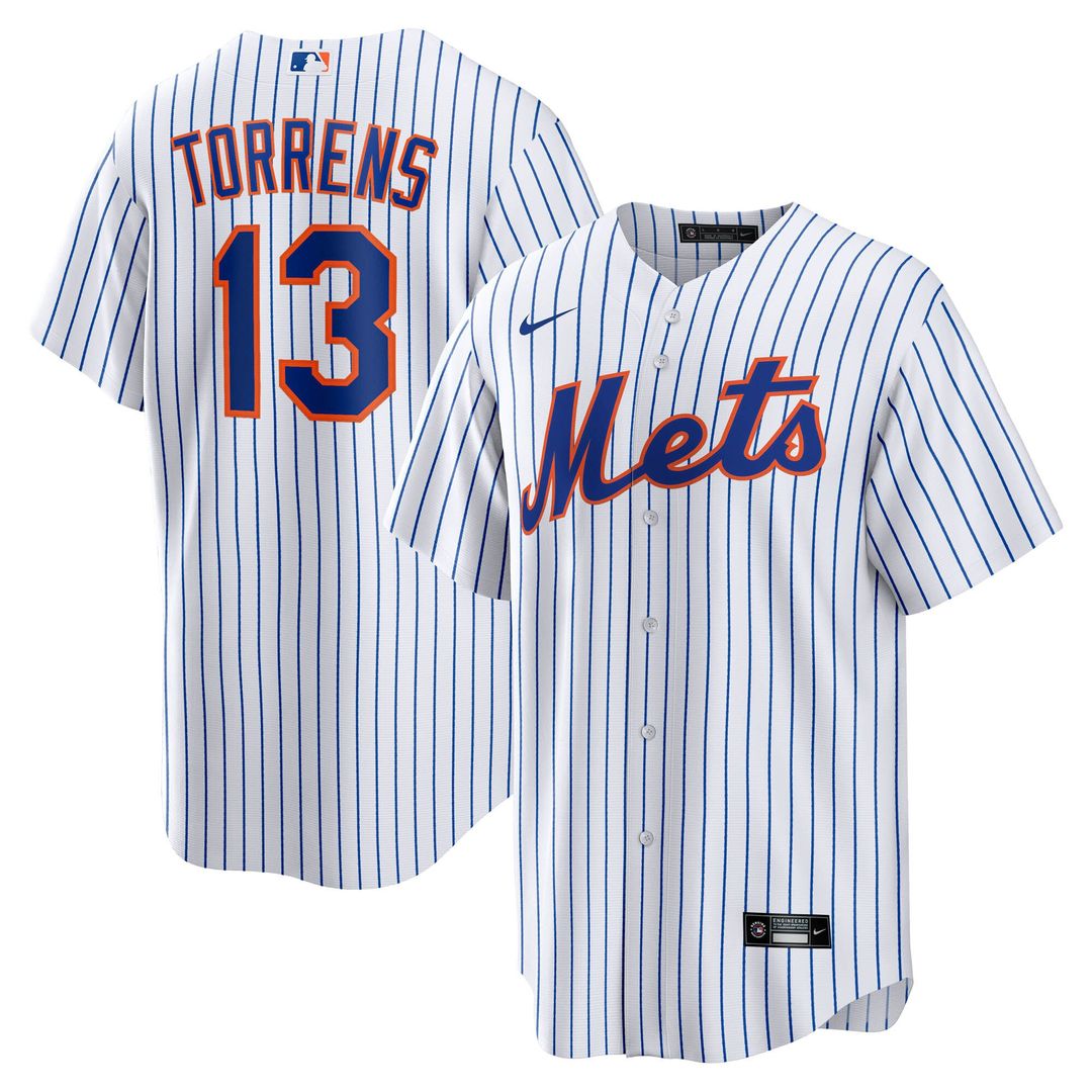 New York Mets Luis Torrens Home Replica Jersey - White