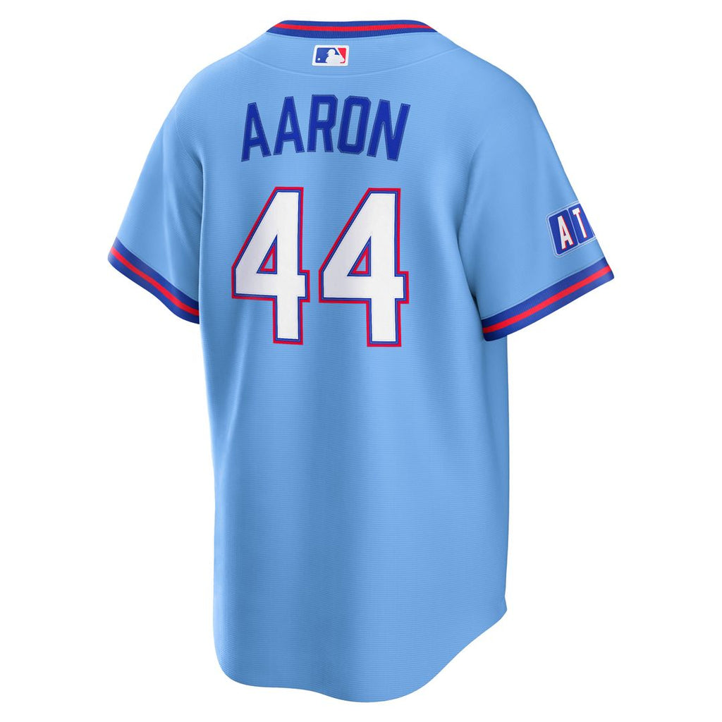 Atlanta Braves Hank Aaron 2026 City Connect Stadium Jersey - Powder Blue