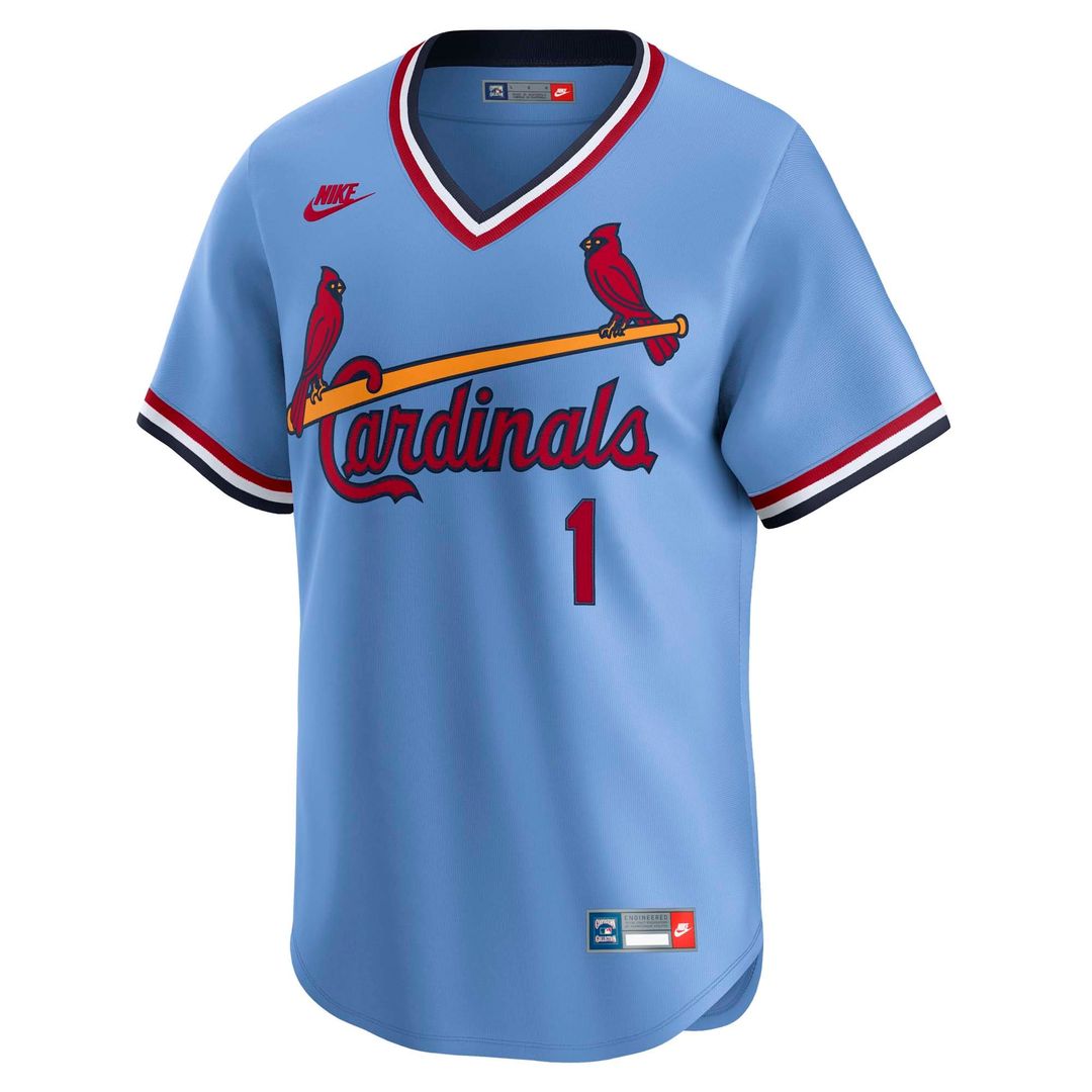 St. Louis Cardinals Ozzie Smith Throwback Cooperstown Limited Jersey - Blue