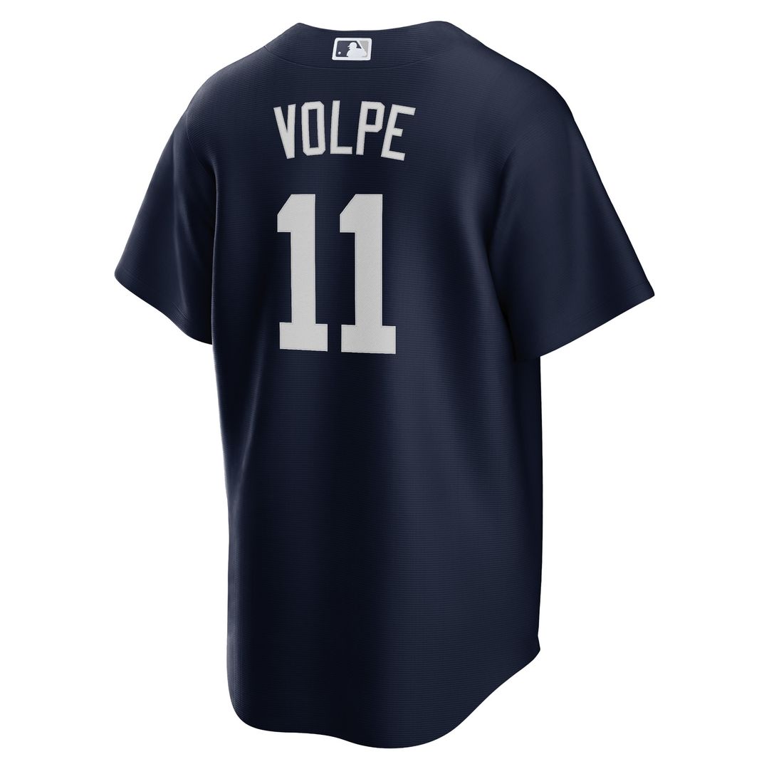 New York Yankees Anthony Volpe Big & Tall Alternate Replica Jersey - Navy