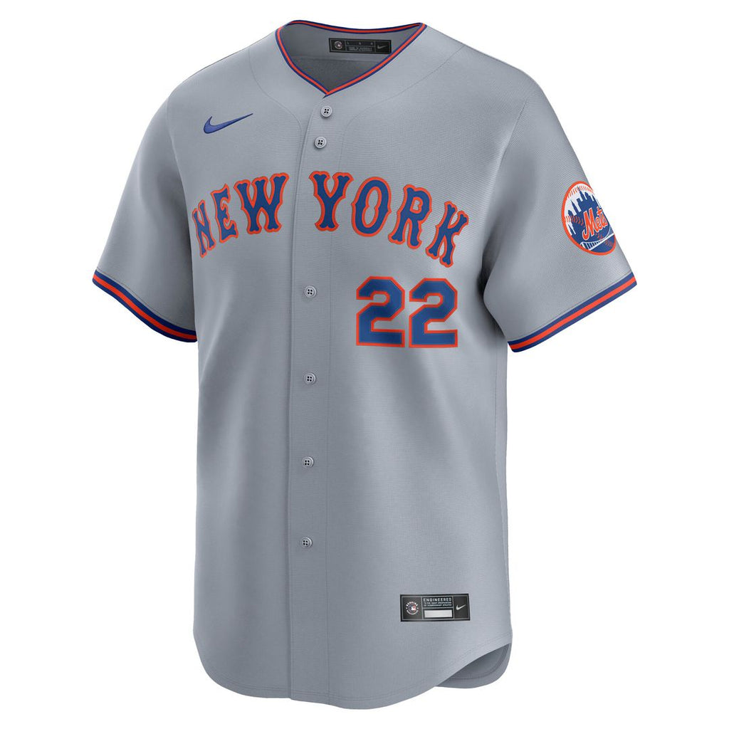 New York Mets Juan Soto Road Limited Jersey - Gray
