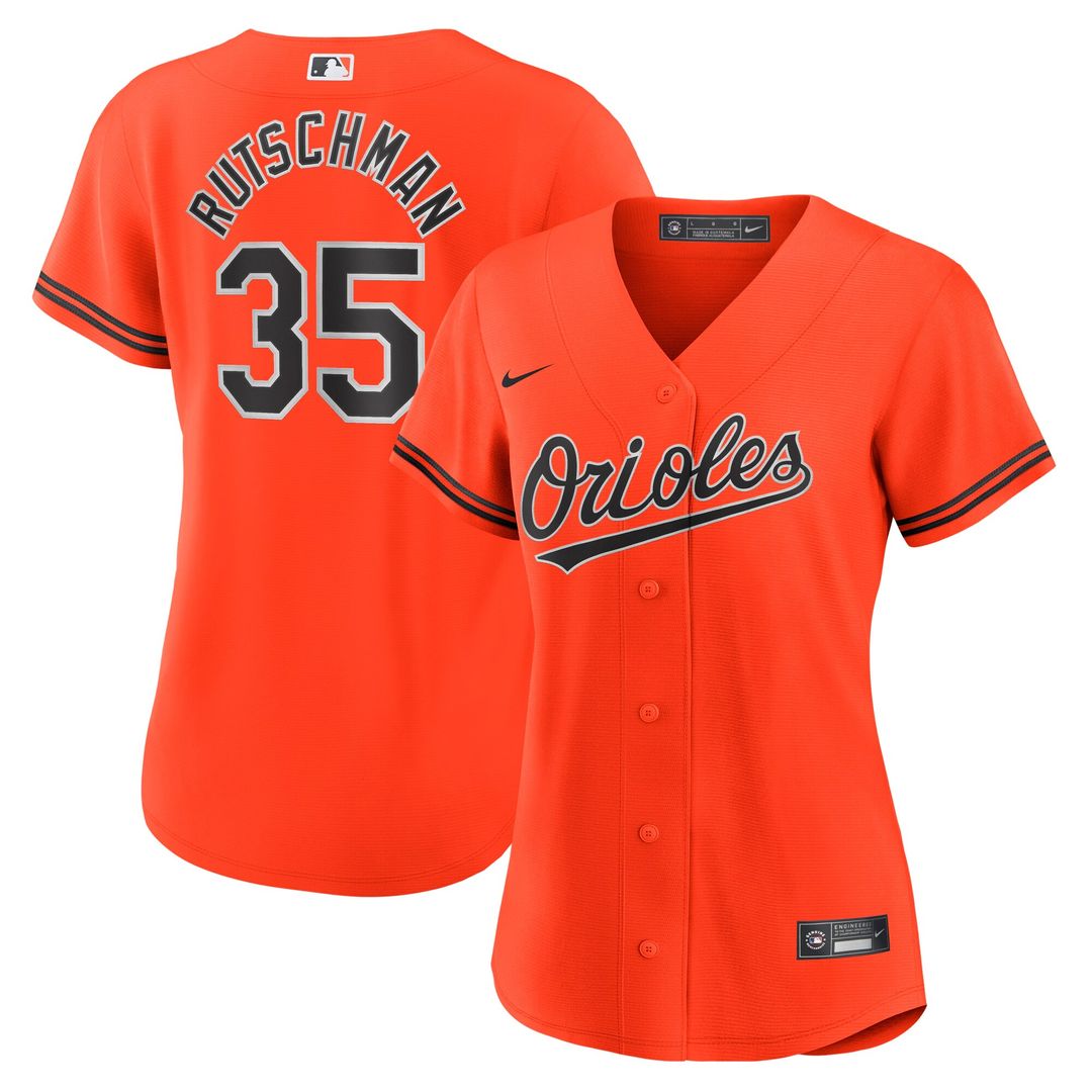 Baltimore Orioles Adley Rutschman Women's Alternate Replica Jersey - Orange