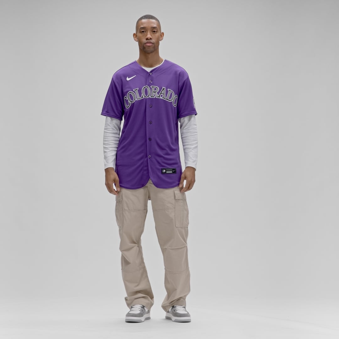Colorado Rockies Alternate Authentic Jersey - Purple