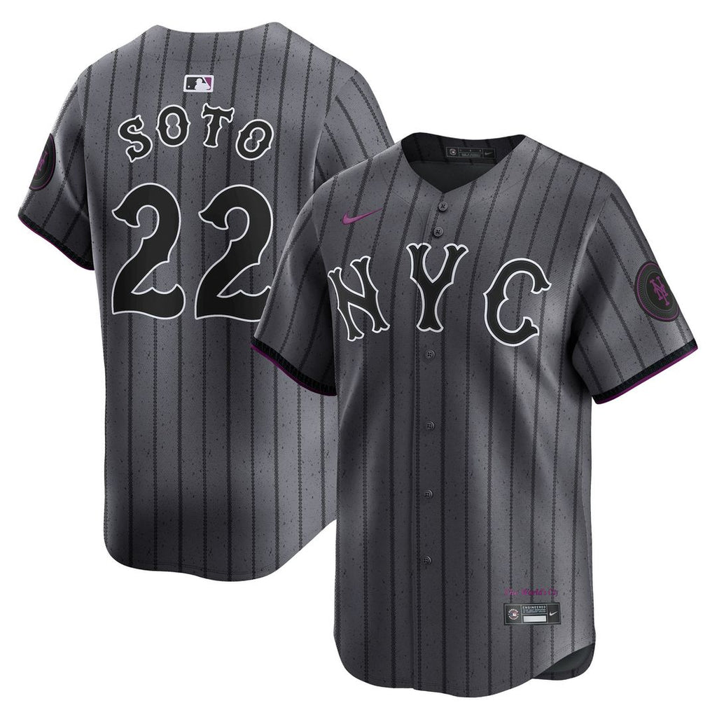 New York Mets Juan Soto City Connect Limited Jersey - Gray