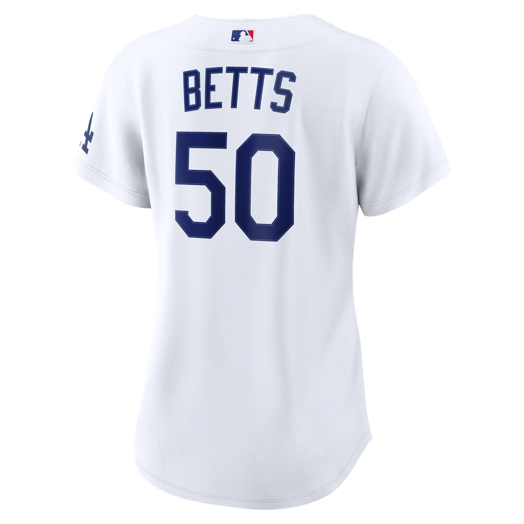 Los Angeles Dodgers Mookie Betts Women's Home Stadium Jersey - White