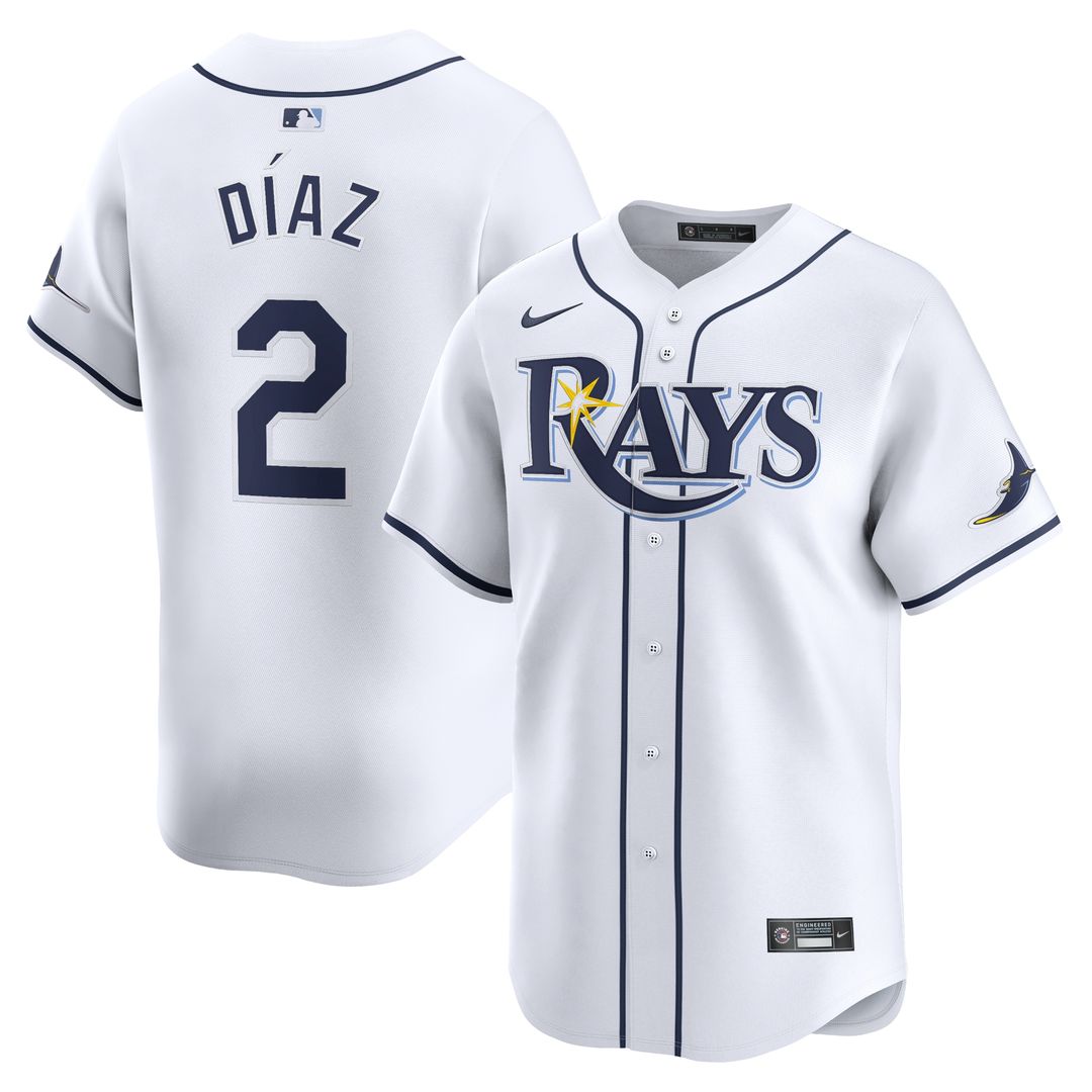 Tampa Bay Rays Yandy Diaz Home Limited Jersey - White