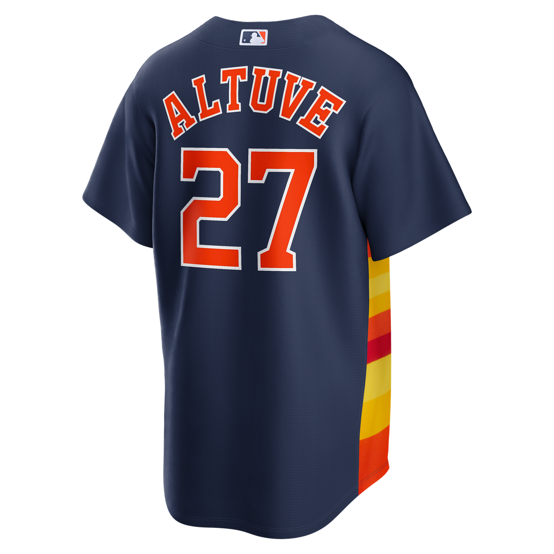 Houston Astros Jose Altuve Alternate 2 Replica Jersey - Navy