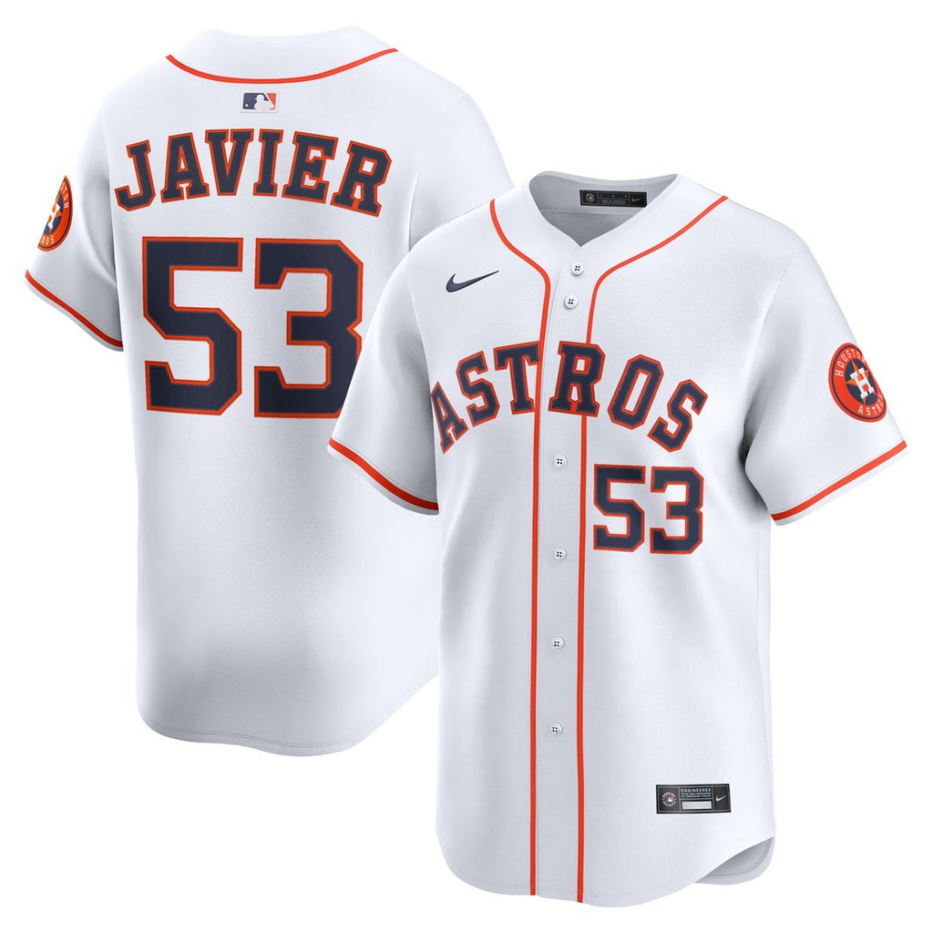 Houston Astros Cristian Javier Home Limited Jersey - White