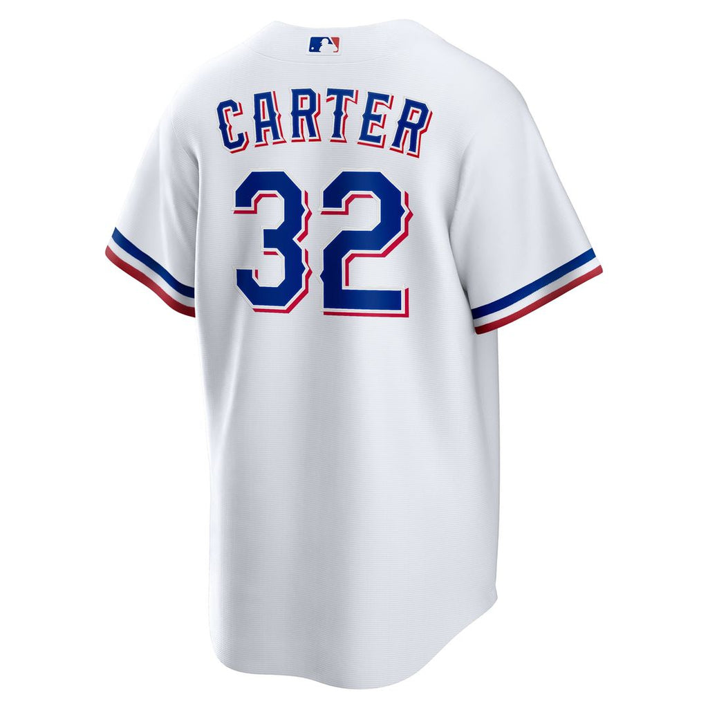Texas Rangers Evan Carter Home Replica Jersey - White