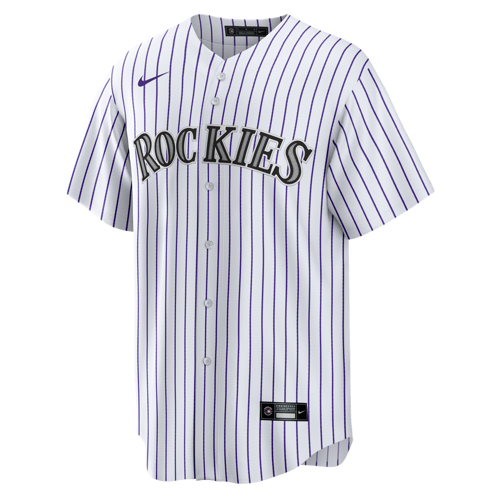 Colorado Rockies Matt Holliday Home Retired Replica Jersey - White