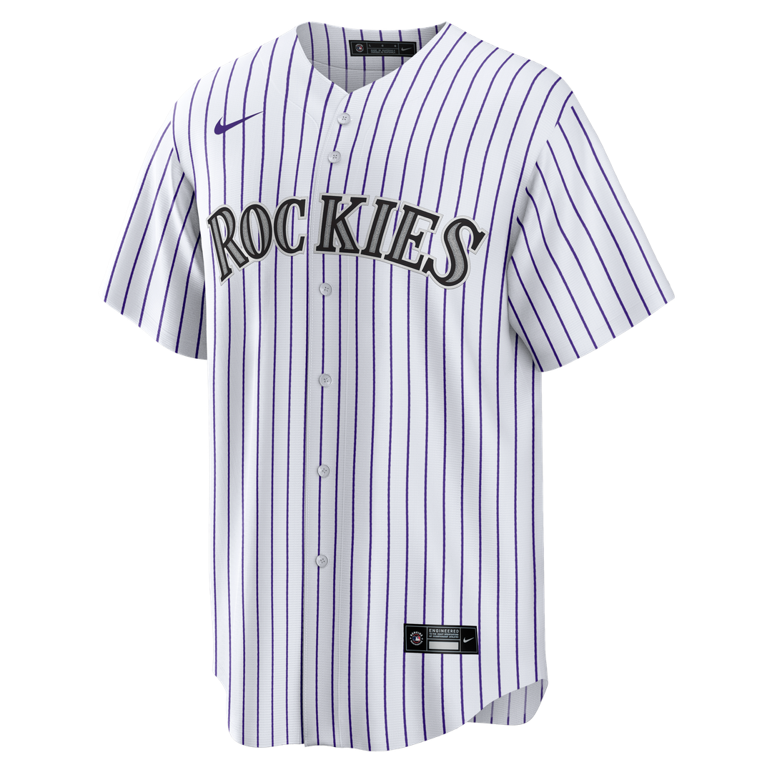 Colorado Rockies Matt Holliday Home Retired Replica Jersey - White