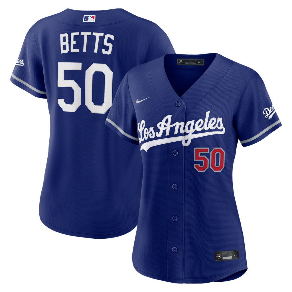 Los Angeles Dodgers Mookie Betts Women's Alternate Stadium Jersey - Royal