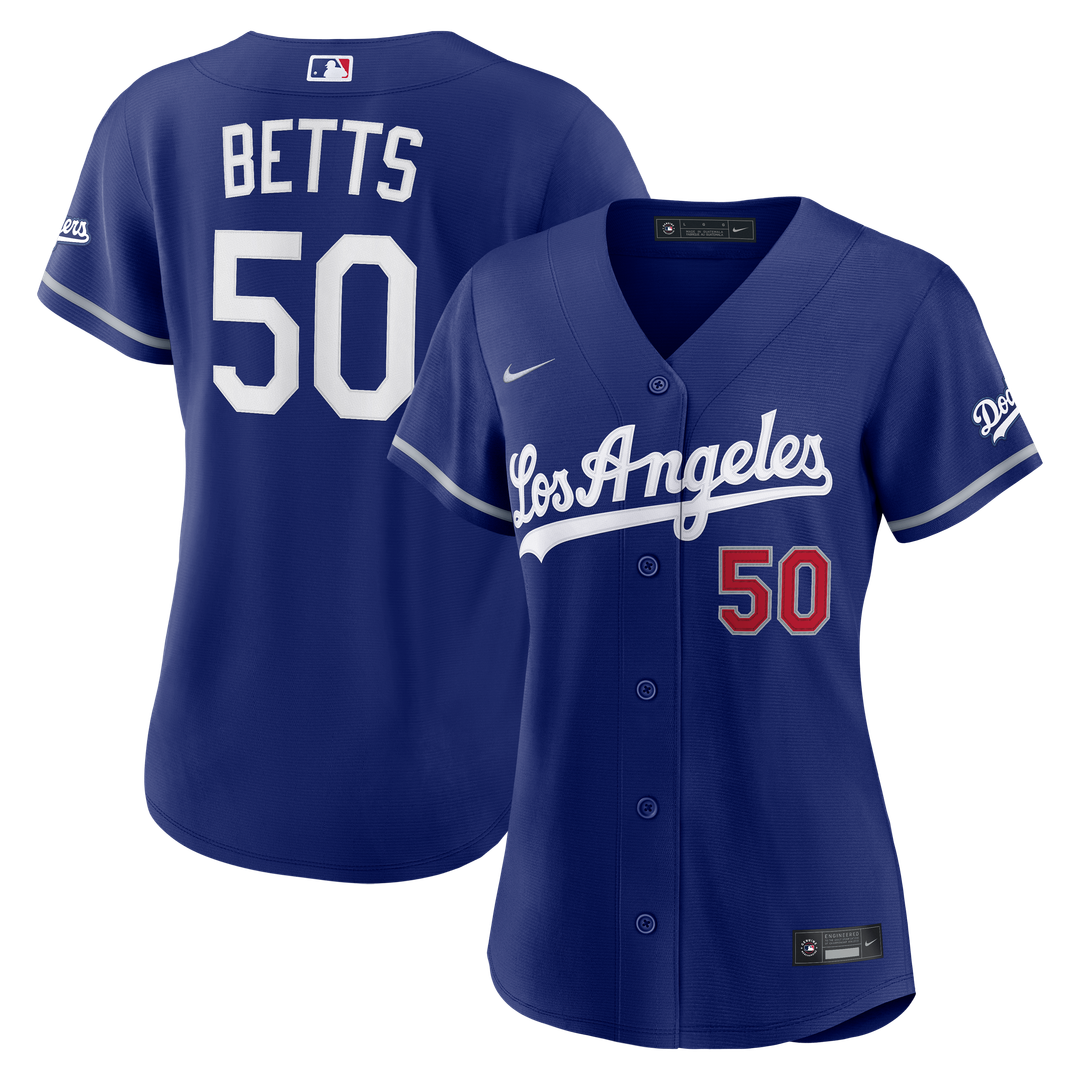 Los Angeles Dodgers Mookie Betts Women's Alternate Stadium Jersey - Royal