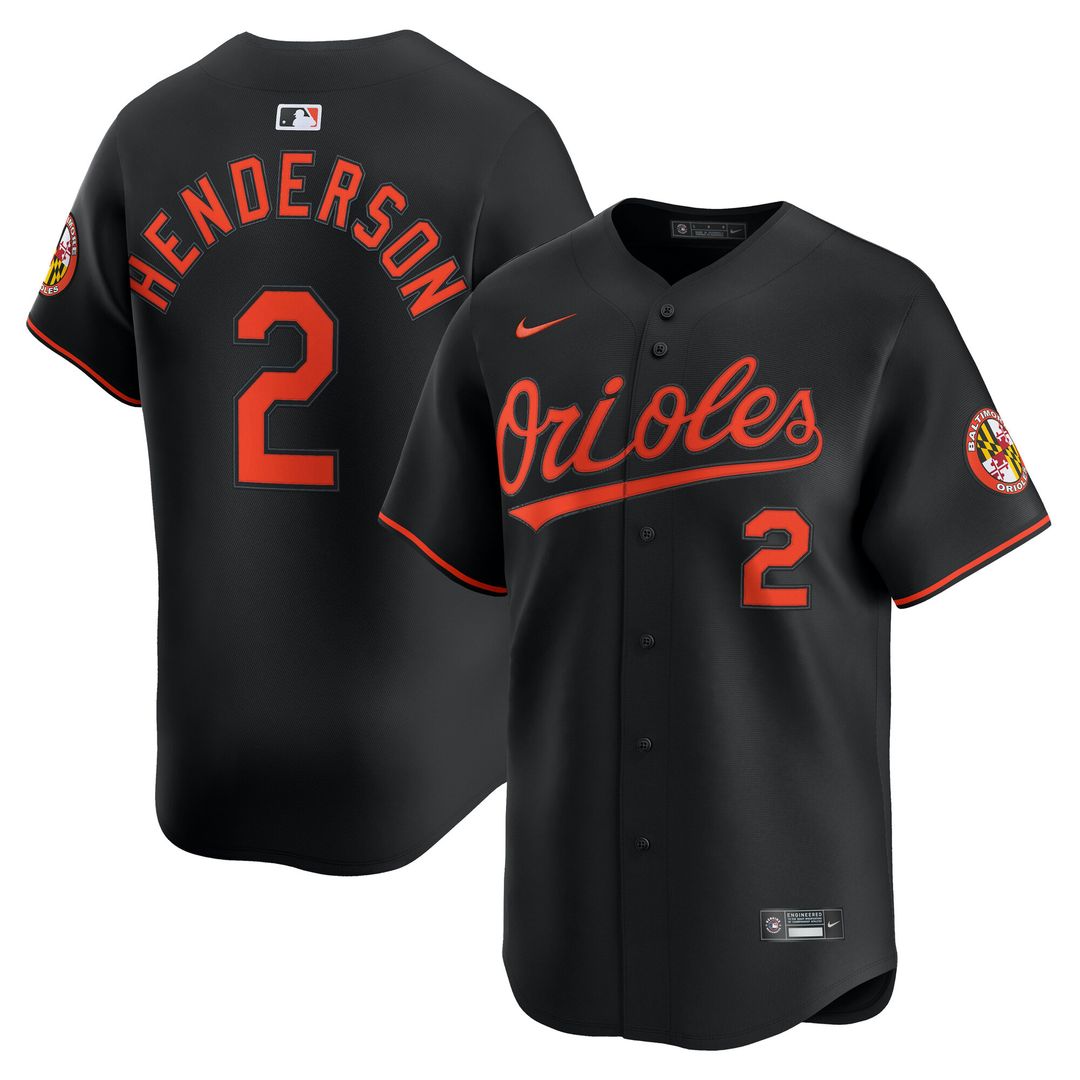 Baltimore Orioles Gunnar Henderson Alternate Limited Jersey - Black