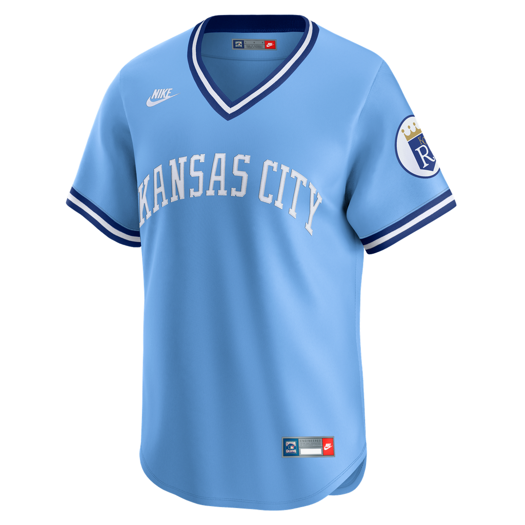 Kansas City Royals Bo Jackson Throwback Cooperstown Limited Jersey - Light Blue
