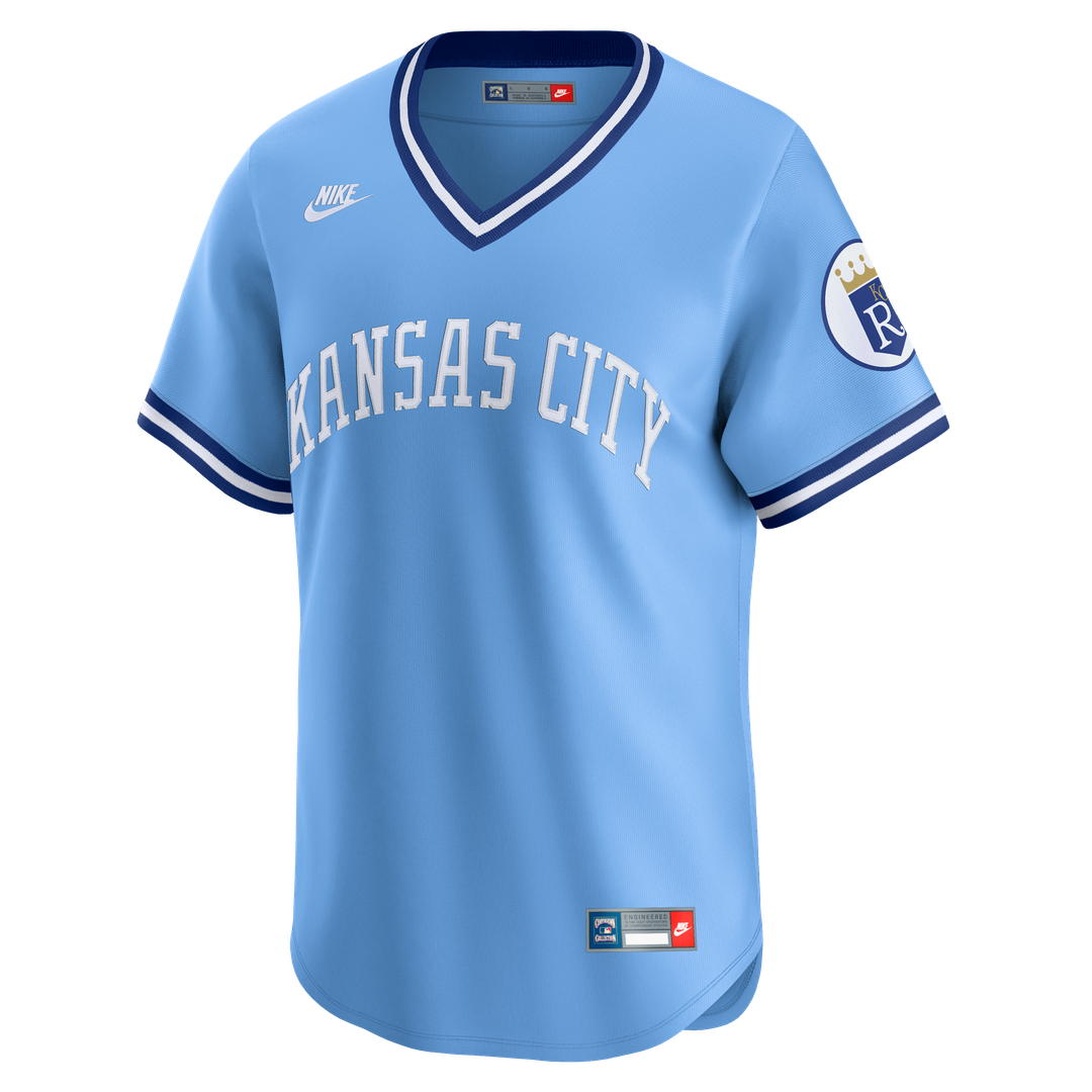 Kansas City Royals Bo Jackson Throwback Cooperstown Limited Jersey - Light Blue