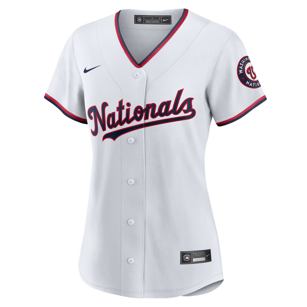 Washington Nationals CJ Abrams Women's Home Replica Jersey - White