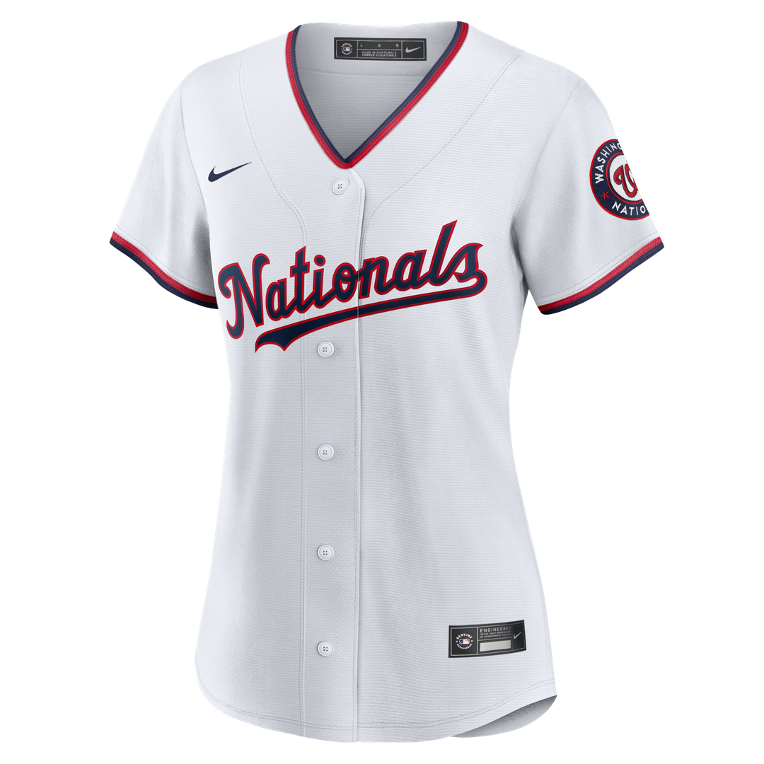 Washington Nationals CJ Abrams Women's Home Replica Jersey - White