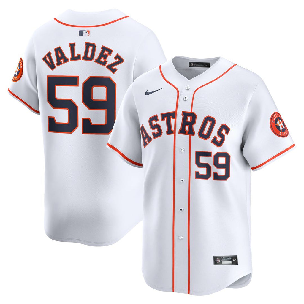 Houston Astros Framber Valdez Home Limited Jersey - White