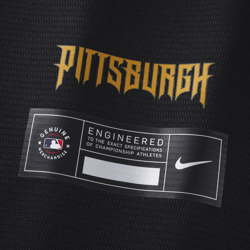 Pittsburgh Pirates Paul Skenes 2026 City Connect Stadium Jersey - Black