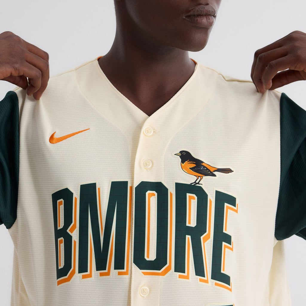 Baltimore Orioles Jackson Holliday 2026 City Connect Stadium Jersey - Cream