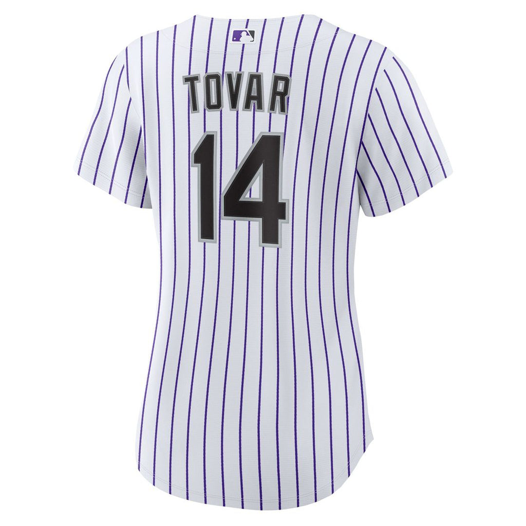 Colorado Rockies Ezequiel Tovar Women's Home Replica Jersey - White