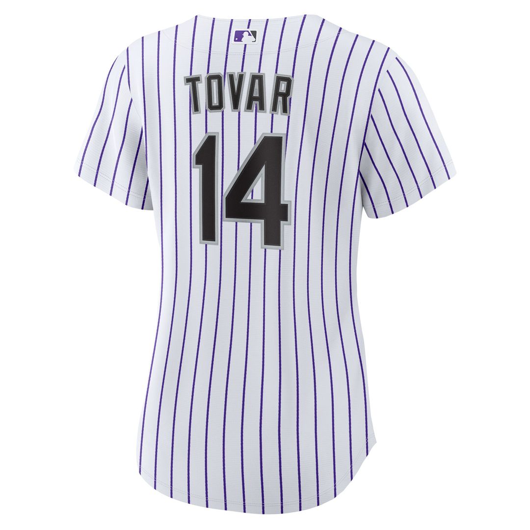 Colorado Rockies Ezequiel Tovar Women's Home Replica Jersey - White