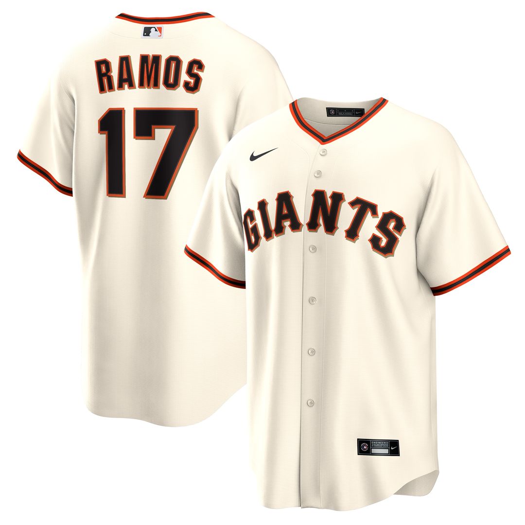 San Francisco Giants Heliot Ramos Home Replica Jersey - Cream