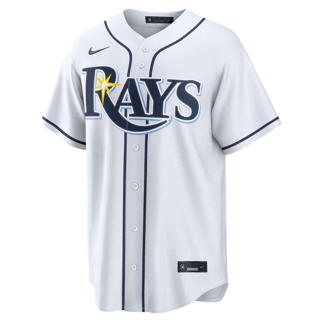 Tampa Bay Rays Junior Caminero Home Replica Jersey - White