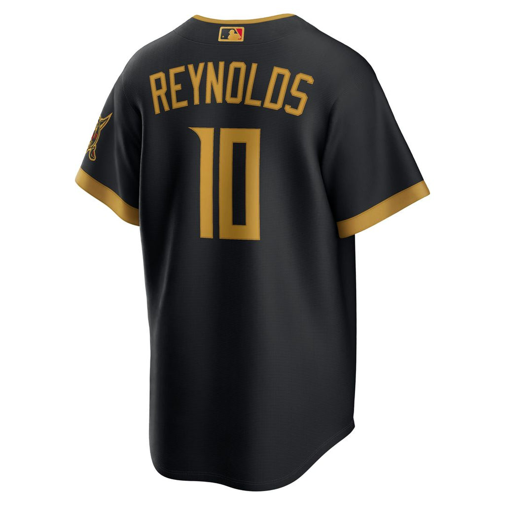 Pittsburgh Pirates Bryan Reynolds 2026 City Connect Stadium Jersey - Black