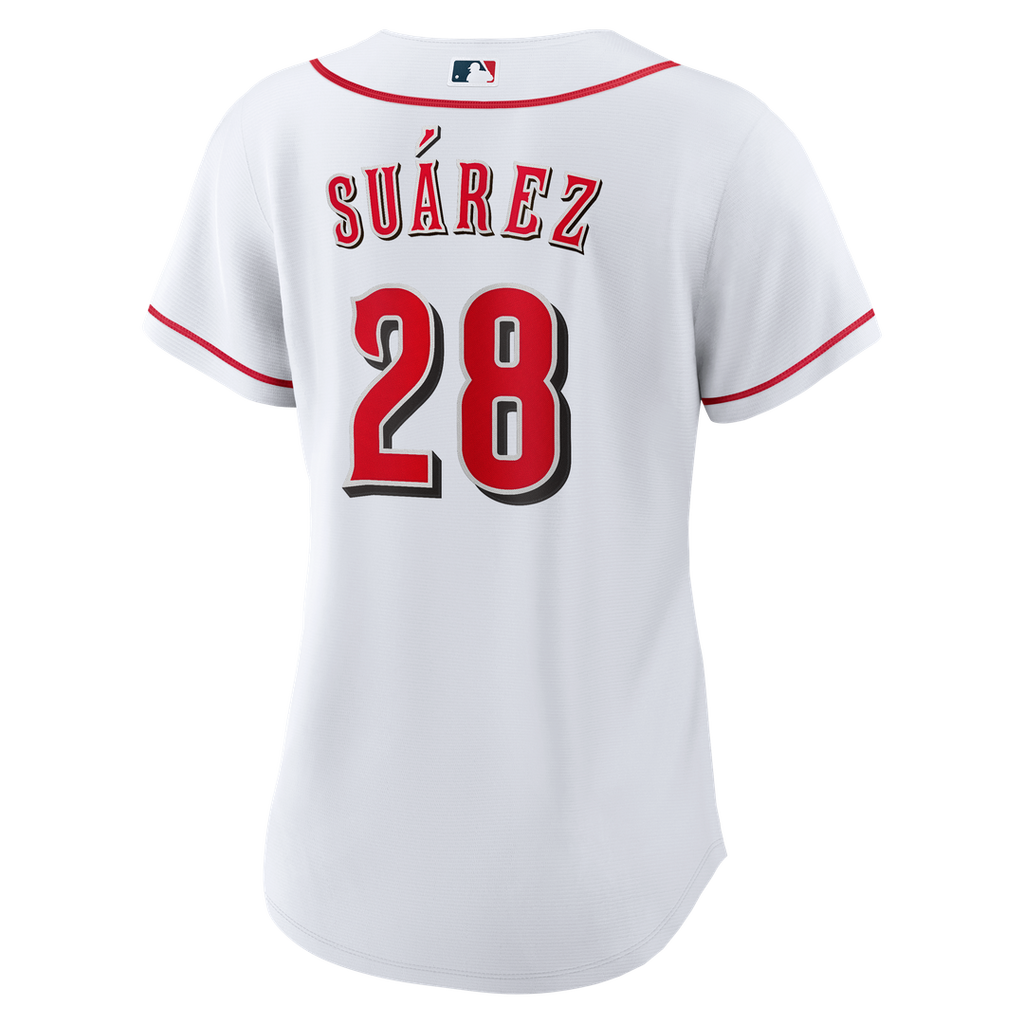 Cincinnati Reds Eugenio Suárez Women's Home Replica Jersey - White