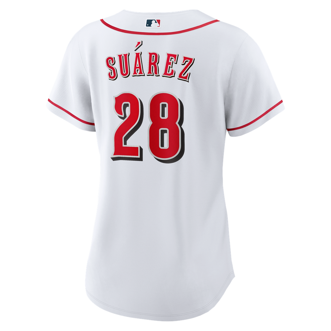 Cincinnati Reds Eugenio Suárez Women's Home Replica Jersey - White