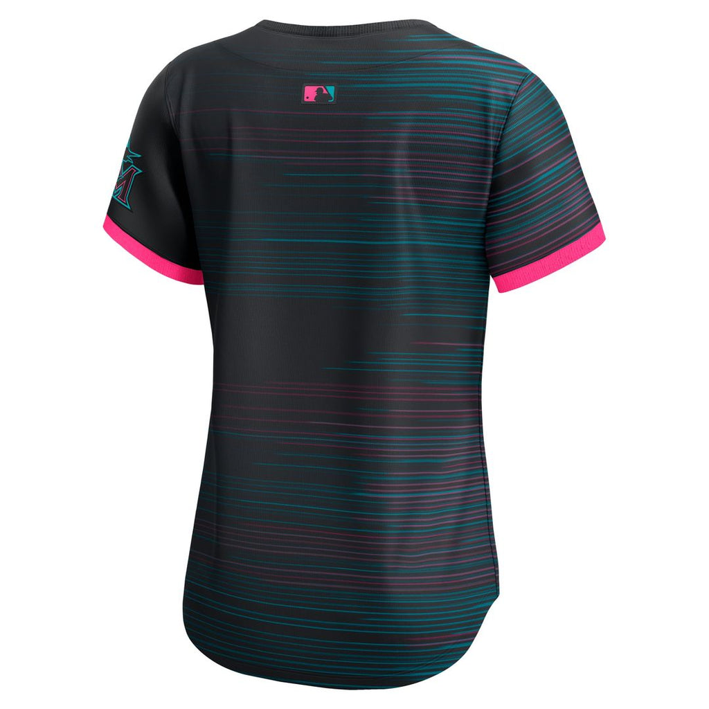 Miami Marlins Women's 2025 City Connect Limited Jersey - Black