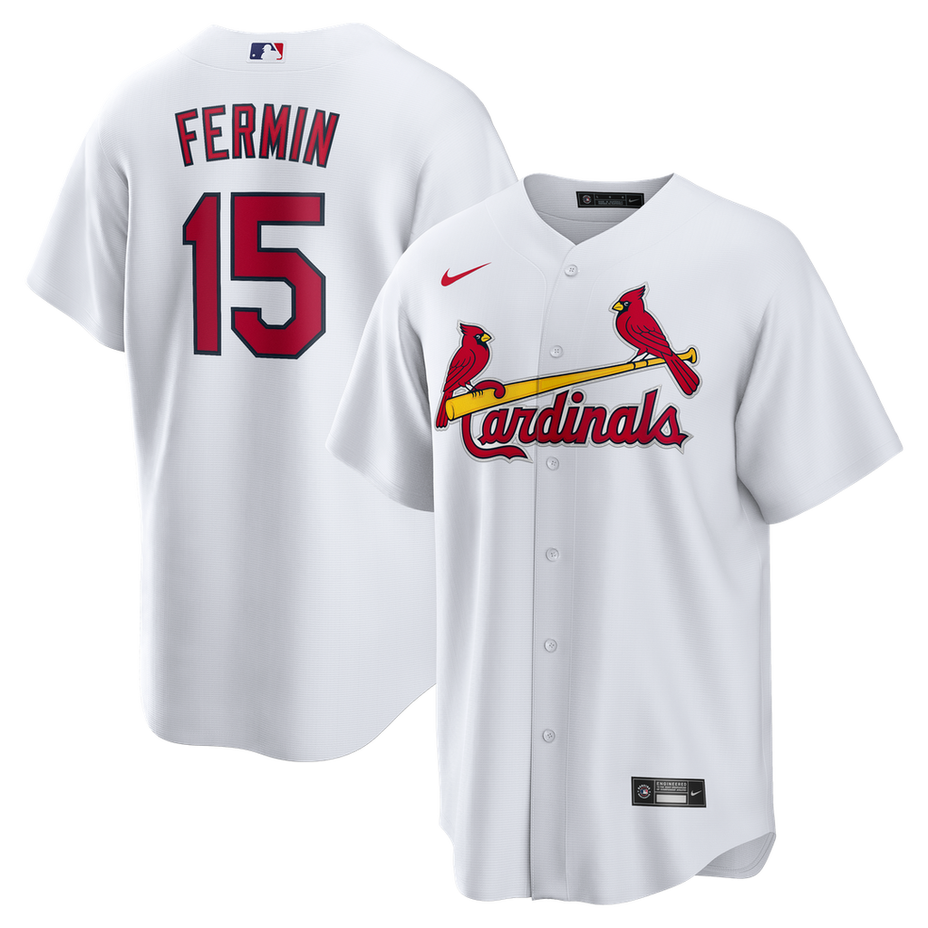 St. Louis Cardinals José Fermín Home Replica Jersey - White